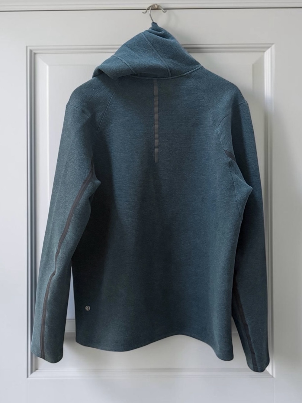 Lululemon Men’s Full Zip Hooded Jacket in Heather Teal Blue! Large - Picture 6 of 6